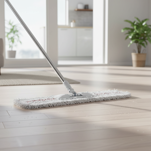 Mopa para Polvo Rectangular Gizmop de 100 cm con Cabezal de Microfibra Exprimidor Automático Antibacteriano Reutilizable, Duradero y Sostenible de Acero Inoxidable - Product Image 3