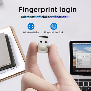 Mini lector de huellas dactilares USB para Windows 11/10 Hello,360 °   Escáner biométrico para inicio de sesión sin contraseña y cifrado de archivos - Product Image 1