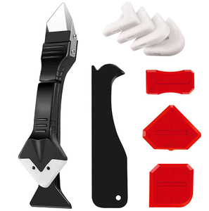 Caulking <b>Tool</b> Caulk Remover <b>Silicone</b> 5 in One <b>Tools</b> 3 1 Repair Construction Spatula Finishing Kit Set Smoother Scraper - Product Image 1