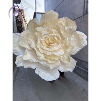 Fleurs géantes élégantes et éblouissantes Décorations de plafond de mariage Accessoire de design d'intérieur