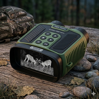 Jumelles de vision nocturne infrarouge 4K pour adultes, caméra de chasse infrarouge numérique 40MP avec batterie rechargeable 5000mAh