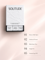 Boîte d'échantillons de parfum personnalisée avec tiroir, noir et blanc, texture gaufrée minimaliste, plateau en papier, coffret découverte, emballage OEM