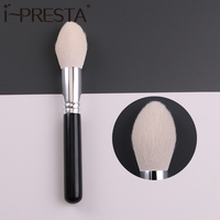 Pinceau à poudre doux de qualité supérieure, poils synthétiques moelleux, pinceau cosmétique pour le visage, pour les marques de beauté