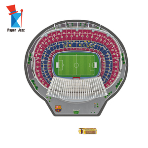 Rompecabezas 3D del <span class=keywords><strong>Estadio</strong></span> de Fútbol del <span class=keywords><strong>Barcelona</strong></span> - Kit de Modelo Reutilizable sin Herramientas, Juguete Educativo STEM y Recuerdo para Niños/Adultos - Product Image 4