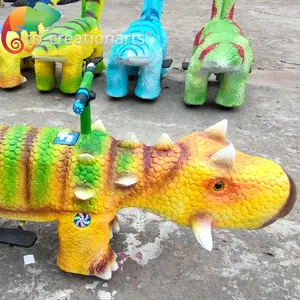 商场设备3D动画机械恐龙踏板车