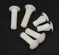 Rivets en plastique multifonctionnels de classe 4 à tête ronde de 2,0 mm pour fixation de circuits imprimés, rivets en nylon à prix bas et de haute qualité