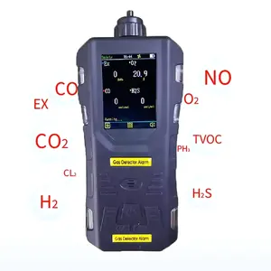 NKYF China fábricas pantalla batería de Gas Monitor portátil CH4 O2 H2S CO Detector de Gas Industrial de mano 4 Analizador de Gas