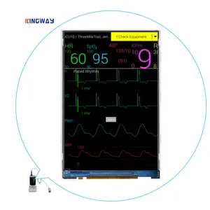 Kustom 3.5 inci persegi Ips modul Lcd Tft layar sentuh resistif Panel Display untuk perangkat medis