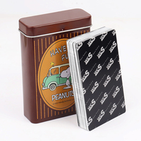 Service de personnalisation de cartes à jouer lavables et imperméables pour activités de plein air avec boîte personnalisée, prix d'usine