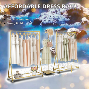 Móc Treo Kim loại, Giá trưng bày váy cưới, móc treo và giá treo quần áo, thích hợp cho các cửa hàng đặc sản quần áo Trung Quốc - Product Image 2