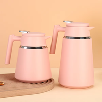Cafetières isothermes sous vide en acier inoxydable 18/8 de qualité alimentaire à double paroi, 1L et 1,5L, avec revêtement en poudre, personnalisables avec logo, collection 2026