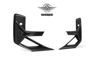 SOOQOO F97 LCI F98 LCI Aération latérale avant en fibre de carbone préimprégnée pour BMW X3M X4M 2021+ - Product Image 3