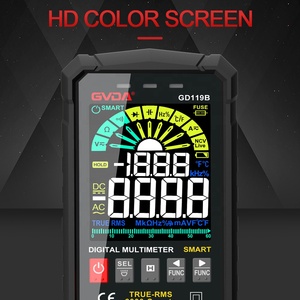 Gvda Nieuwe Digitale <span class=keywords><strong>Multimeter</strong></span> True Rms Auto Range Ac Dc Ncv Kleur Lcd Smart Multimetro Test Ohm Capaciteit Hz Temp voltage Meter - Product Image 2