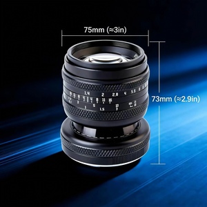 Objectif vidéo 50mm F1.4 plein format avec rotation 360° pour Sony E, Canon RF, Nikon Z - Fabrication OEM, vente en gros, personnalisation - Product Image 3