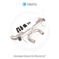 Système d'échappement en acier inoxydable 304 YT pour McLaren GT 4.0T V8 Axleback avec télécommande
