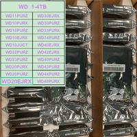 Disco Rigido WD20EJRX da 2TB, 3.5" SATA3, per Registrazione Video 24/7, Firmware AllFrame, MTBF 1 Milione di Ore