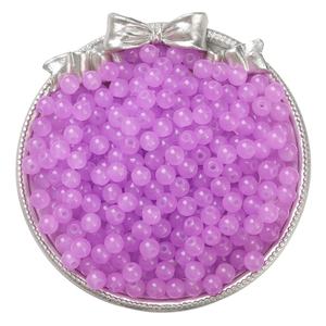 ลูกปัดแก้วกลม6มม. ลูกปัดหลวมหยก50ชิ้น/ถุงสำหรับสร้อยข้อมือเครื่องประดับจี้แบบทำมือ - Product Image 2