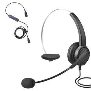 Casque filaire <span class=keywords><strong>USB</strong></span> silencieux avec micro, pour bureau et centre d'appels, avec fonction musique - Product Image 2