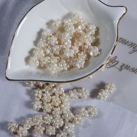 7-8mm naturel perle d'eau douce fleur perle breloque à la main perles blanches boule perle fleur pour bijoux vêtements faisant des accessoires