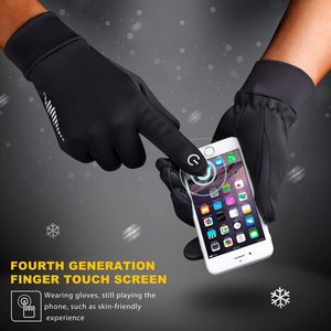 Gants de fitness d'<span class=keywords><strong>hiver</strong></span> pour femmes et hommes, compatibles avec les écrans tactiles, pour le ski, la course à pied, le cyclisme, la randonnée, la conduite, la marche, la frappe sur clavier, le football - Product Image 2