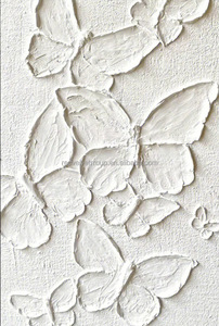 Grand décor fait à <span class=keywords><strong>la</strong></span> main pour <span class=keywords><strong>la</strong></span> maison Wabi-Sabi <span class=keywords><strong>grande</strong></span> toile encadrée oeuvre blanche abstraite <span class=keywords><strong>vague</strong></span> 3D <span class=keywords><strong>peinture</strong></span> à l'huile Tableau décoratif Art mural - Product Image 3