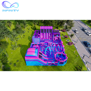 Parque de trampolines de nuevo diseño, parques de atracciones inflables, parque temático inflable al aire libre para parque infantil - Product Image 5