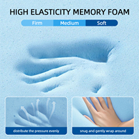 Surmatelas en Mousse à Mémoire de Forme Originale de Taille Personnalisée par le Fabricant avec Tissu Rafraîchissant Tencel Antidérapant pour Hôtels