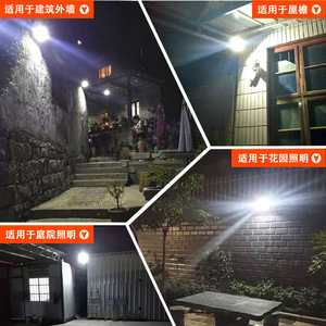 Reflector Solar LED de 120lm/W, Cuerpo de Aluminio, Montaje en Superficie, Exterior, IP67, Impermeable - Product Image 4