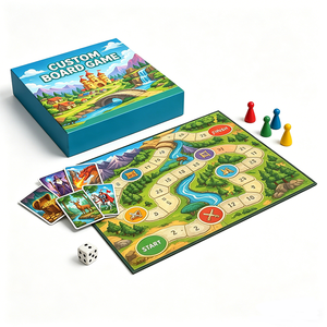 เกมกระดานเดินทางแบบกำหนดเอง OEM โรงงานเวียดนาม เกมบนโต๊ะพกพา ทนทาน เป็นมิตรกับสิ่งแวดล้อม ทำจากกระดาษแข็ง ชุดครบ พร้อมอุปกรณ์เสริมสุดหรู เป็นของขวัญ - Product Image 2