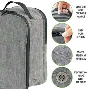 Étui de rangement pour chaussures de voyage imperméable en gros, échantillon gratuit, sac à chaussures pour l'extérieur - Product Image 5