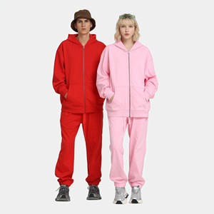 2025 Autumn Winter New SW Brand 430g Light Fleece Loop YKK Zipper Men's Oversized Fit Windproof Eco-Friendly Hooded <b>Cardigan</b> - Product Image 3