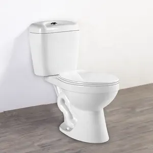 Fannisi Chaoan accessori da bagno in ceramica toilette a doppio lavaggio toilette a due pezzi per sanitari dorati