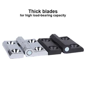 Professional Supplier Cabinet Freezer Door Folding Hinge Zinc Alloy Hinge Cabinet Furniture Hinges