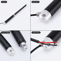 Actionneur linéaire à moteur CC à balais YH8-526G en forme de stylo, poussée 5000N, course 750mm, étanchéité IP66, pour appareils électroménagers et vélos électriques
