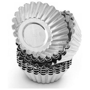 Wholesale Reusable Tinplate Egg Tart Muffin Baking Cups Non-Stick Eco-Friendly Dishwasher Safe Food Grade Safe Sturdy Customized - Product Image 1