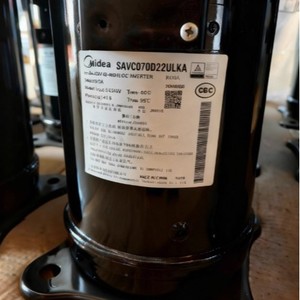 Compresseur de climatisation et de réfrigération Midea SAVC060D11ULK SAVC070D22ULKA, refroidissement et chauffage - Product Image 3