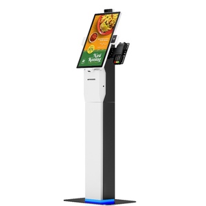 Thông Minh Kỹ thuật số 21.5 32 inch nhôm kiosk tầng đứng tường-treo loại Nhận dạng khuôn mặt tùy chọn đầu đọc mã vạch cho thanh toán kiốt - Product Image 4