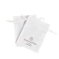 Bijoux Ornement Cordon Coton Sac Parfum Sac 100% Coton Toile Emballage Pratique Buggy Sac Imprimable LOGO
