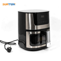 Friteuse à air multifonction SUNTON, best-seller pour la cuisine domestique, avec écran tactile numérique, en acier inoxydable, CKD SKD.
