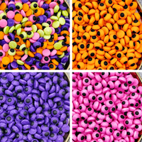 Décorations de gâteau d'Halloween : Perles de bonbons, Yeux amusants, Aiguilles à bonbons, Décorations de pâtisserie, Vermicelles pour gâteaux