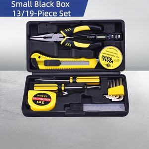 Ensemble <span class=keywords><strong>d</strong></span>'outils miniatures isolés en acier au carbone 13 pièces Kit <span class=keywords><strong>d</strong></span>'électricien Tournevis Pinces Ruban OEM Boîte rigide Sécurité Bricolage à domicile Powerlift - Product Image 4