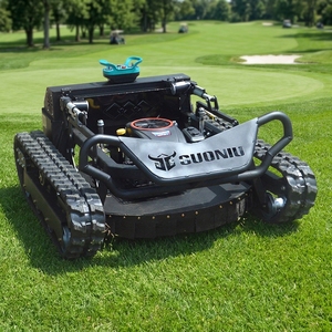 bibo High Quality CE Certified Gasoline Lawn <b>Mower</b> <b>Remote</b> <b>Control</b> Robot <b>Track</b> Type Brush Cutter 4-Stroke DIY Grading Self - Product Image 1