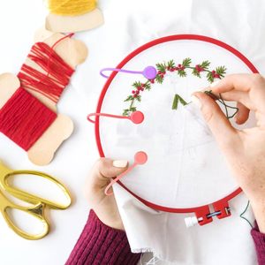 Silicone Thread Spool Holders Embroidery <b>Sewing</b> Cotton Reel Tidy Clips Embroidery Clips with Magnetic Fabric Clips - Product Image 2