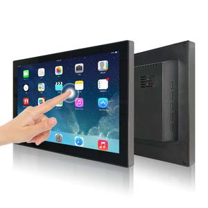 Kustom 10.1 inci kapasitif 10 poin layar sentuh panel LCD IPS USB HDMI casing plastik <span class=keywords><strong>Monitor</strong></span> tampilan - Product Image 1