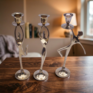 Candelabro de Latón con Figura de Dama Bailando, Duradero y Elegante, para Fiestas, Bodas, Aniversarios, Navidad, Decoración del Hogar, Caja de Regalo Hecha a Mano - Product Image 2