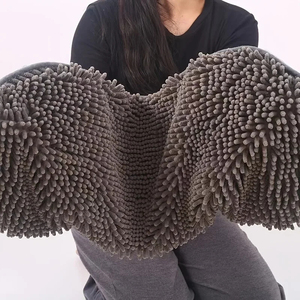 Wholesale Soft <b>Dog</b> <b>Bath</b> Robe Towel Quick Dry Pet Fiber Absorbent Convenient Cleaning Washcloth Accessories - Product Image 5