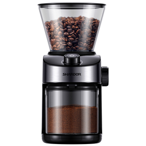 Máquina de molinillo de café expreso portátil de 220V para uso doméstico, cafetera eléctrica ajustable, teñida a mano con carcasa de plástico - Product Image 3