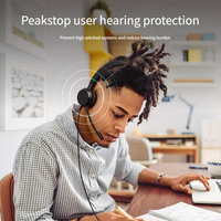 Casque Jabra Evolve 20 Mono UC pour la visioconférence en ligne, connexion USB directe, suppression active du bruit