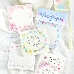 100 foglietti adesivi colorati con piccoli frammenti di illustrazioni in stile disegnato a mano e una base a forma di <span class=keywords><strong>quaderno</strong></span> per dimenticare le cose. - Product Image 1