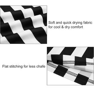 قمصان الرجال الرسمية باللون الأبيض والأسود ذات شريط قصير الأكمام - Product Image 4